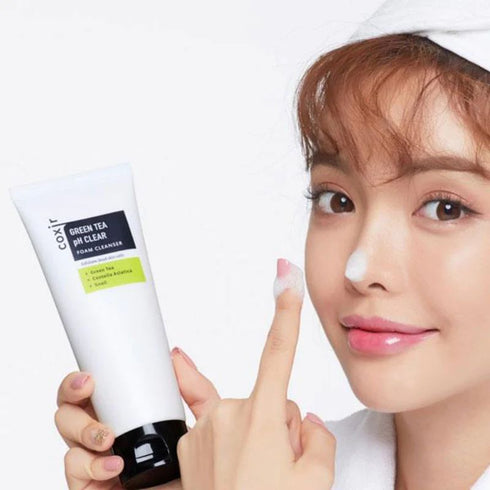 Green Tea pH Clear Foam Cleanser - WowSkin Romania